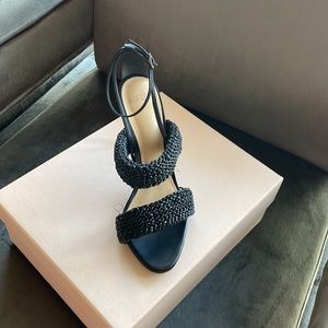 Black Strappy Heel